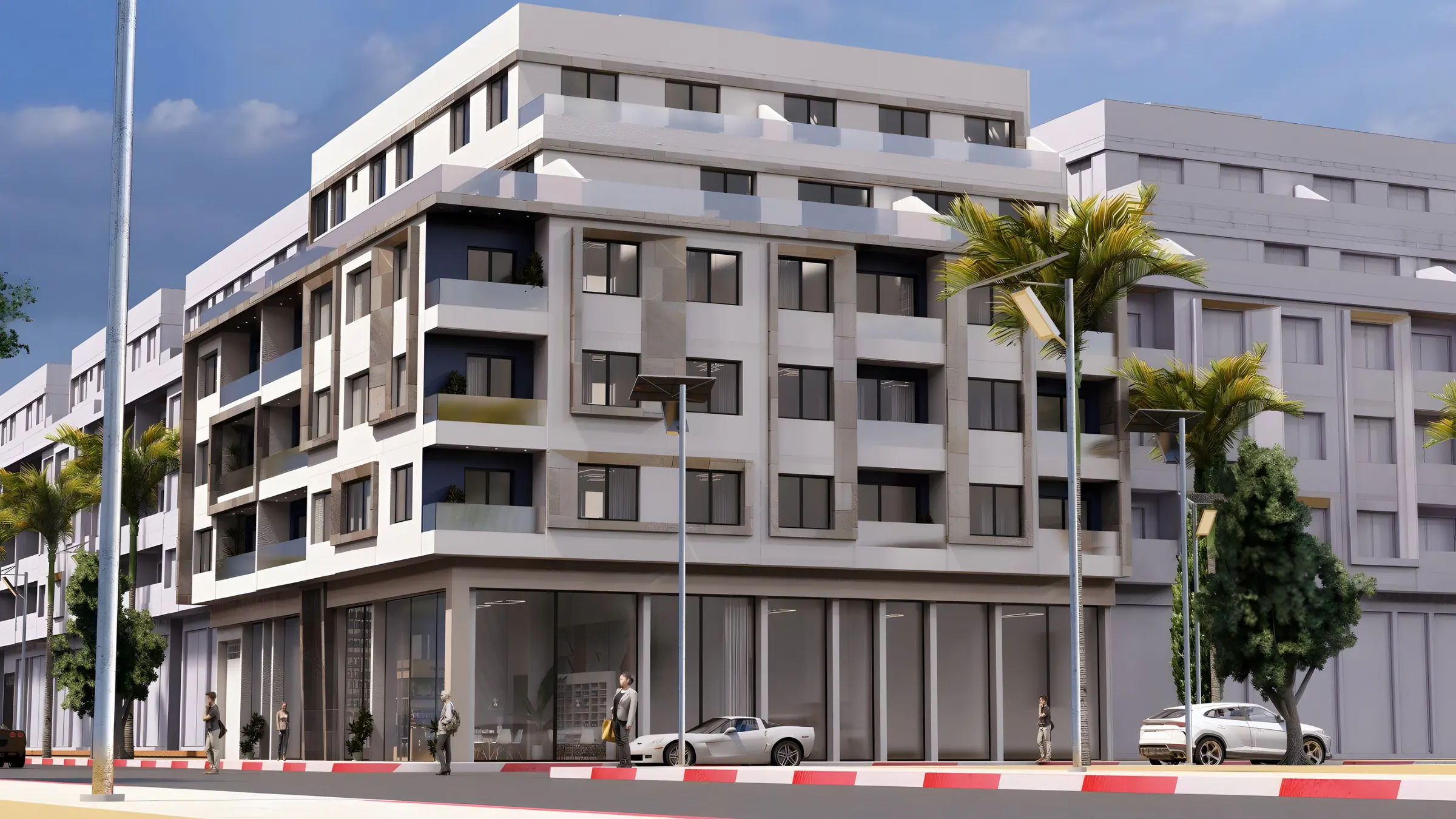 Nouraya II, perspective de l'architecte