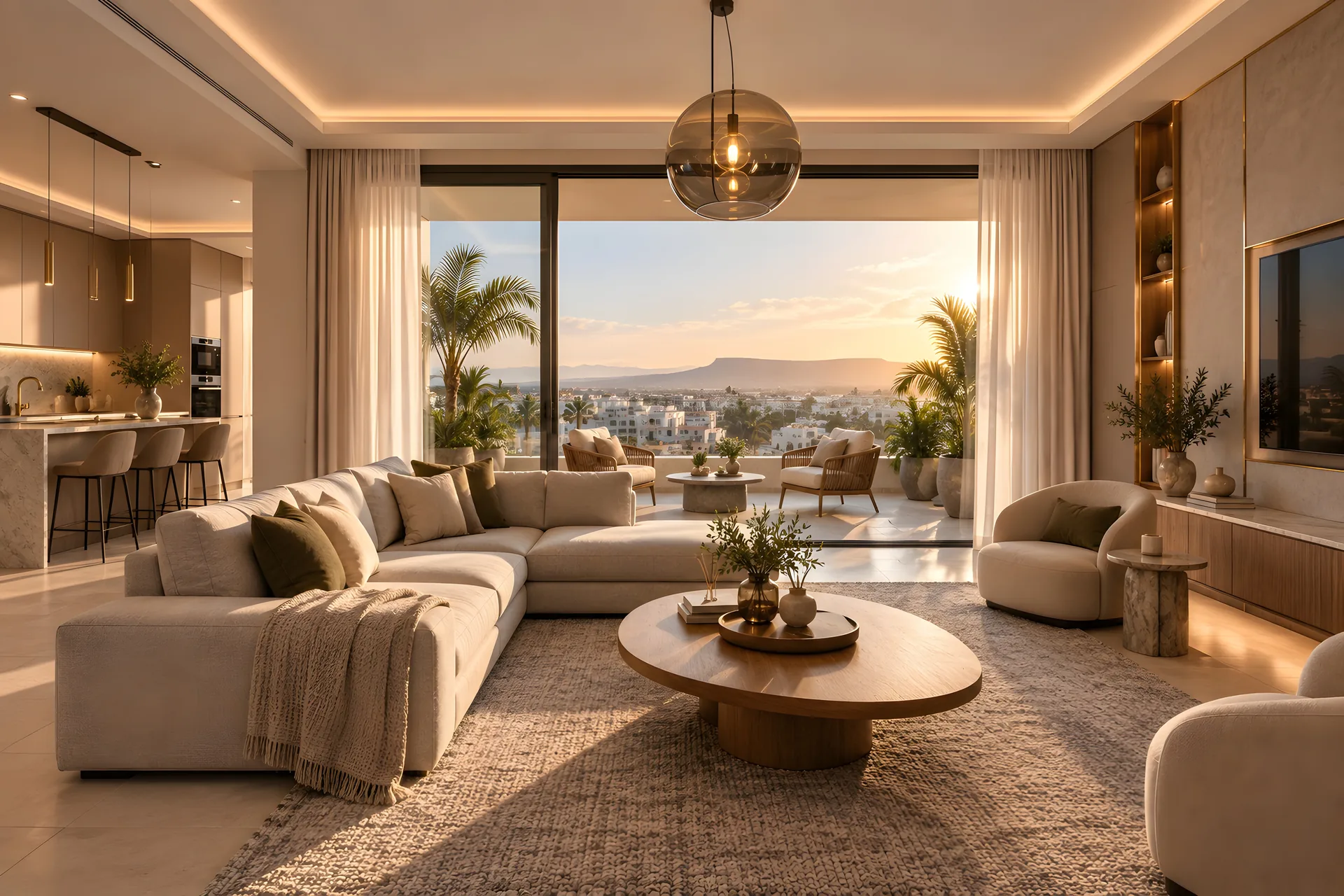 Salon d'un appartement